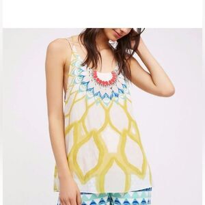 Free people bohemian Sophia racer top